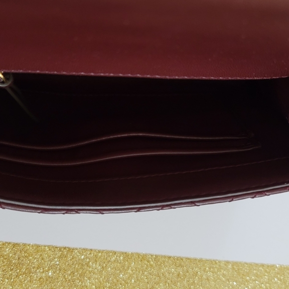 Tory Burch Fleming Small Convertible Shoulder Bag, Color Claret - Picture 4 of 8